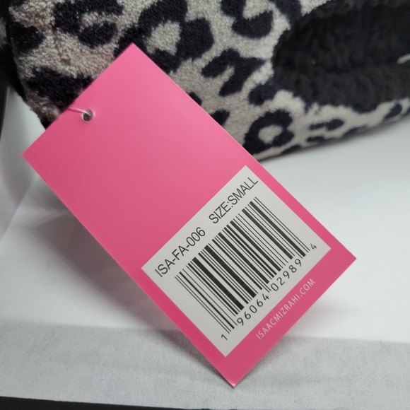 Isaac Mizrahi Leopard Print House Slipper Socks SMALL 5-7 NWT - Picture 9 of 9